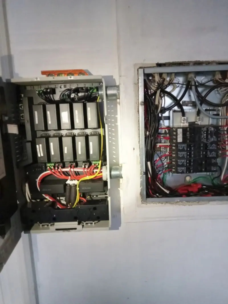 Electrical panel upgrade completed for Indoor Lighting Installation in Lake Lakengren